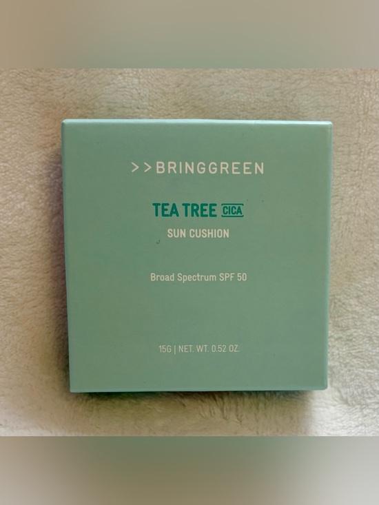 BringGreen Other - Tea Tree Cica Sun Cushion SPF 50 - Mint Green